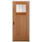 Codel Doors 36" x 80" Fir Grain Shaker Exterior Fiberglass Door 3068RHISPFGHER2033C49161DB - alternate 1